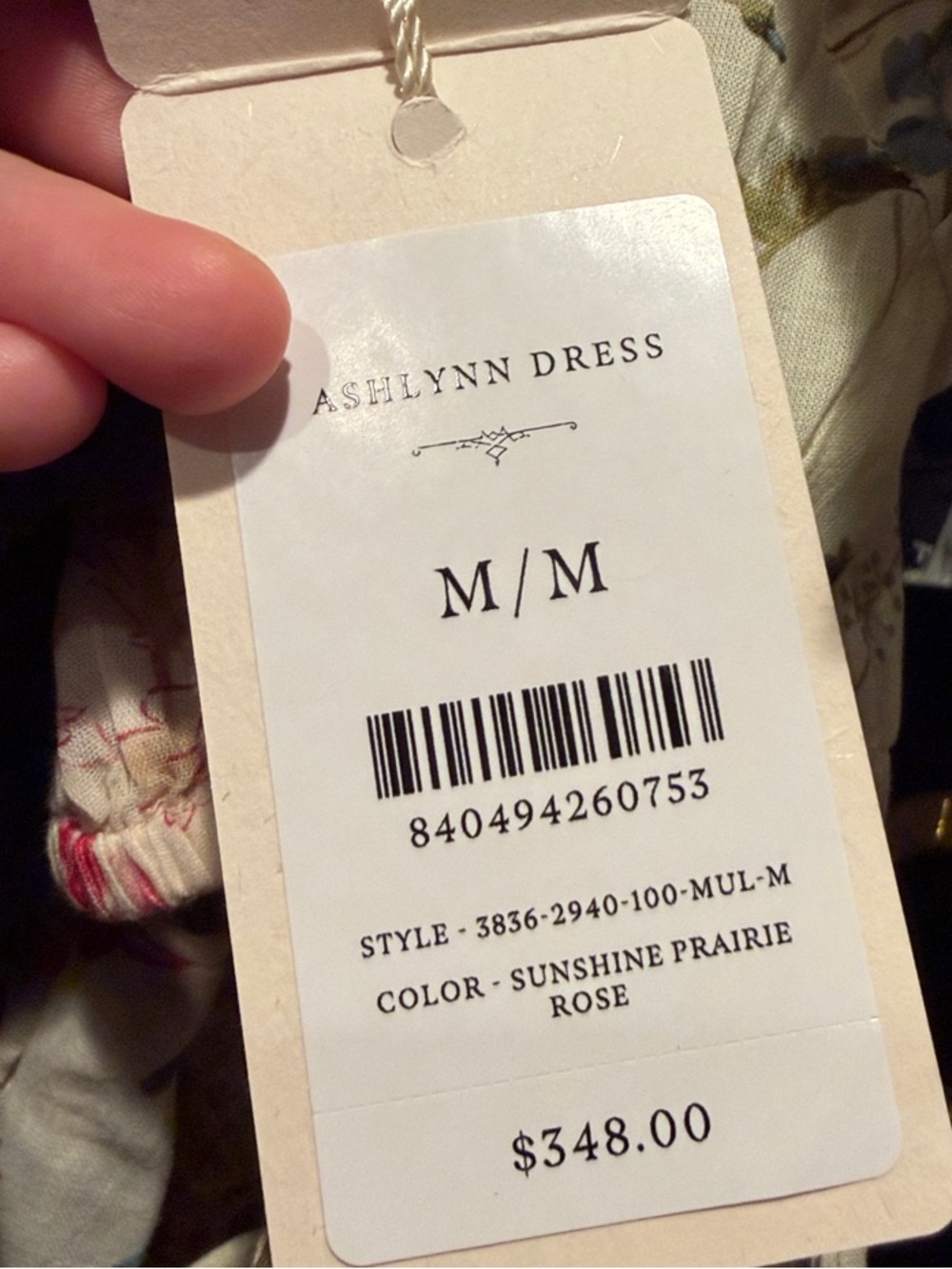 Doen Ashlynn dress - sunshine prairie rose NWT Size Medium - Picture 2 of 2